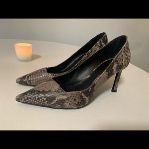 Massimo Dutti Snakeskin Heels